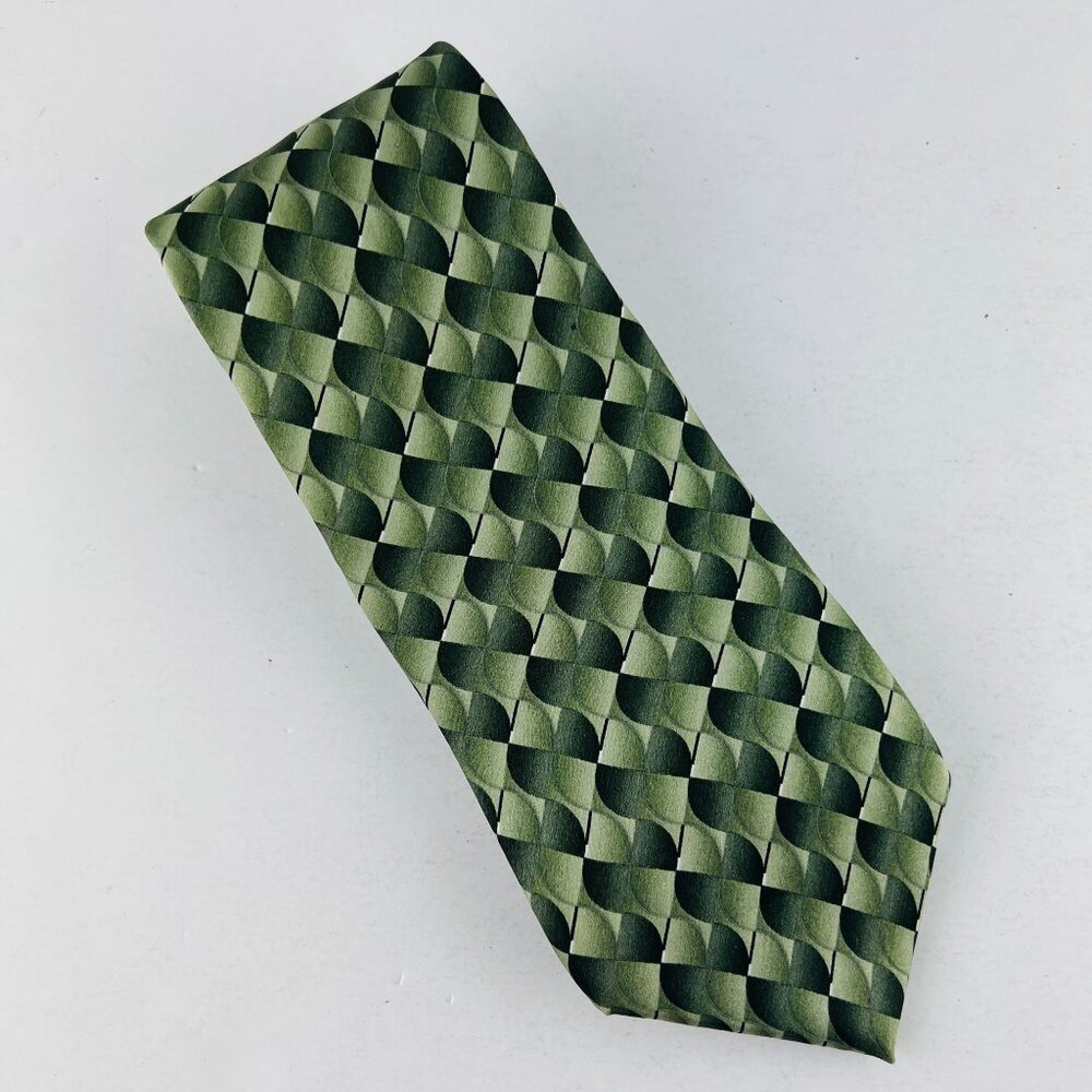 Bugatti Abstract Design Necktie Tie 100% Imported Silk